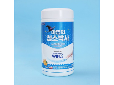 매직크리너 마법의 청소박사 200매 기름때 세정티슈