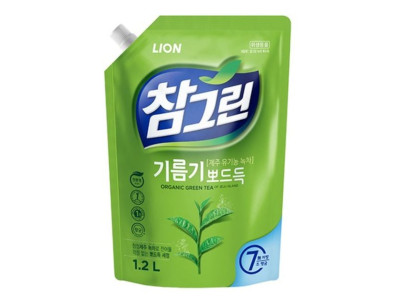 참그린 기름기 뽀드득 주방세제 리필 1.2L
