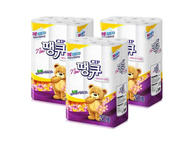 (무료배송)땡큐 프리미엄 3겹 30롤 휴지x3개