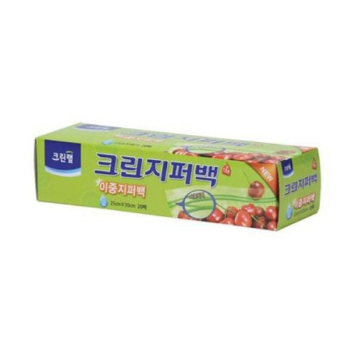 크린랲)크린지퍼백(소/18x20cm/20매)