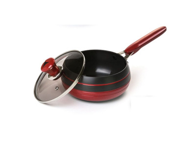 국내산 키친아트 게르마늄 편수냄비 18cm 법랑코팅