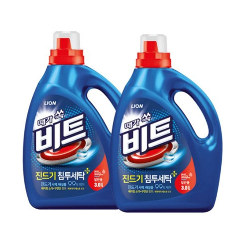 비트 진드기 침투세탁 일반용 액상세제 3L 2개