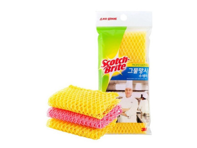 3M 스카치브라이트 MN-900 그물망사 3개입