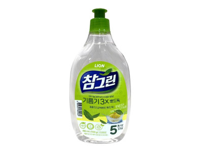 LION 참그린 기름기뽀드득 녹차 500g
