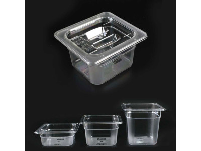 높이 15cm 6분의1 투명 PC 밧드 바트 받드 뚜껑포함