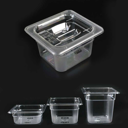 높이 15cm 6분의1 투명 PC 밧드 바트 받드 뚜껑포함