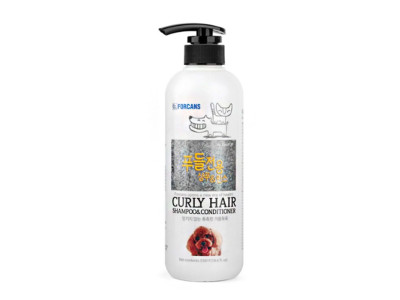푸들 전용 곱슬 모발 강아지 반려견 샴푸 린스 550ml