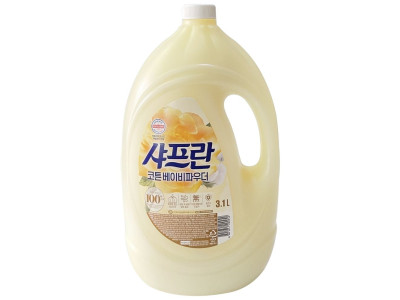 샤프란 코튼베이비 파우더 섬유유연제 3100ml -O