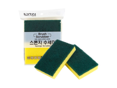 디디샵 부직포 스펀지 수세미 2p
