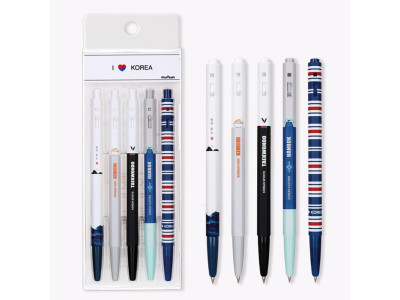 아이러브코리아 볼펜(5P) 독도 한국 디자인 볼펜세트
