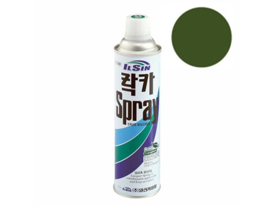 일신 락카 스프레이 국방색 420ml