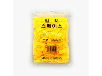쿠사비 쐐기 일자형 노랑색 봉 300개 5x10x30mm