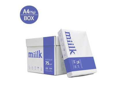 밀크 복사용지 A4 75g 500매x5권 2500매