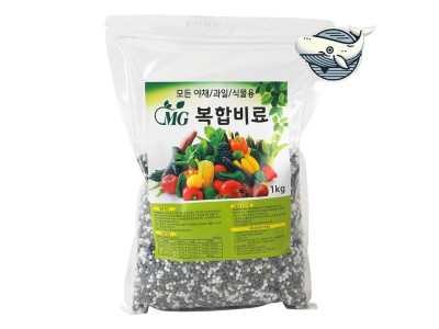 야채 과일 건강식물 복합 비료 1kg 다목적