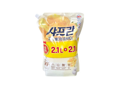 샤프란 코튼 베이비파우더 섬유유연제 2100ml+2100ml