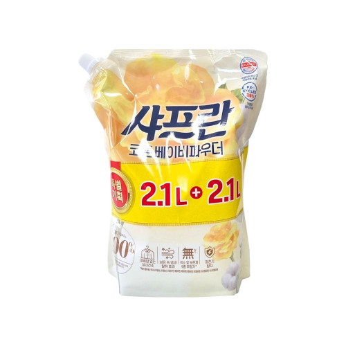 샤프란 코튼 베이비파우더 섬유유연제 2100ml+2100ml