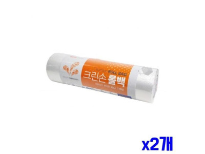 롤타입 비닐백 특대 500매입 36X50cm x2개 비닐위생백