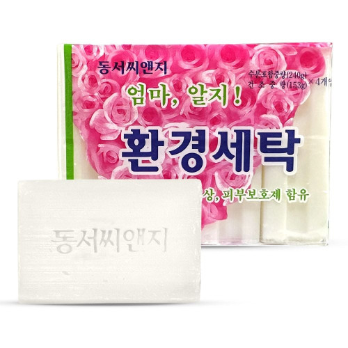 동서씨앤지 베이킹소다 환경 세탁 비누 230g 4개입