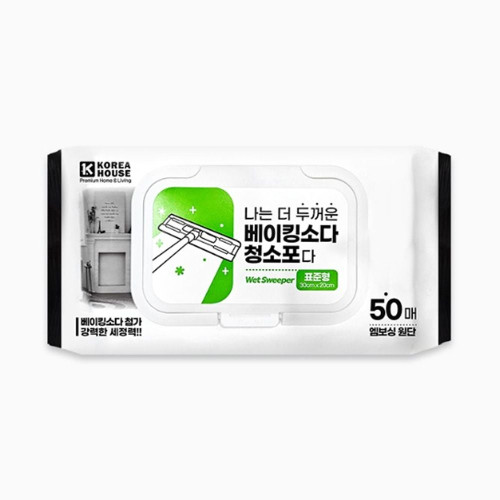 더 두꺼운 베이킹소다 청소포 중형 캡 50매