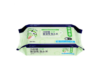 크린랩 간편 물걸레 청소포 대형 40매