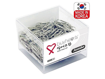 바이하츠 점보 실버클립 215개입 1P