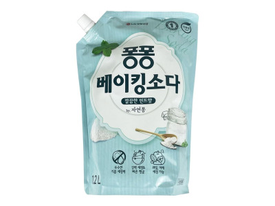 베이킹소다 깔끔한 민트향 리필 1.2L 주방세제-O