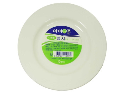 아이존 일회용 야외용 다회용접시 플라스틱 접시 6호