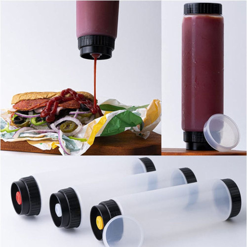 WALLPO 거꾸로 소스통 350ml 굵은소스용
