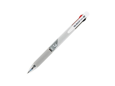 마이펜 마이볼3색 볼펜 0 5mm 그레이 12개입
