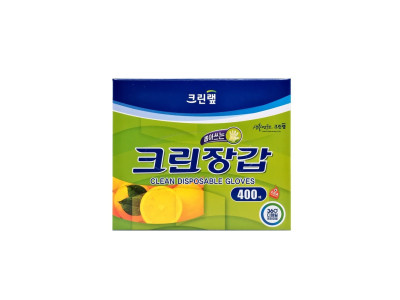 크린랩 크린장갑 (400매) 식품용 위생 비닐 장갑