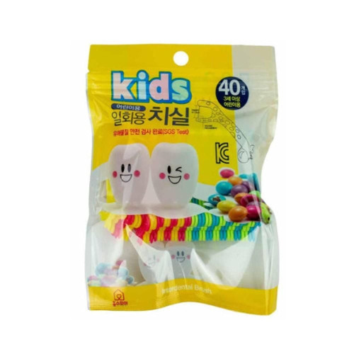 어린이용 일회용 치실 40개입 홈스피아
