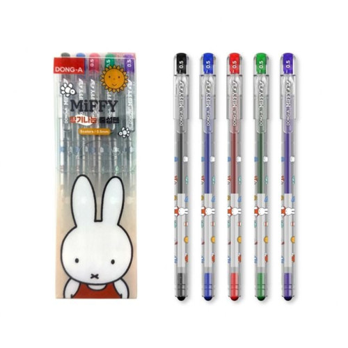 동아 미피 향기나는 중성펜 0.5mm 5색세트