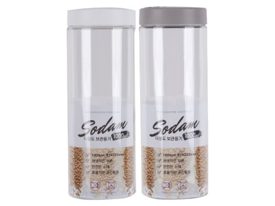 디디샵 다용도 보관용기 1000ml 소담 (색상랜덤)