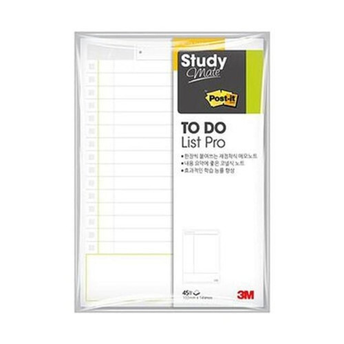 3M포스트잇 스터디메이트 TO DO List_투두리스트 프로
