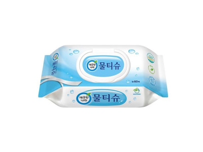 깨끗한나라 물티슈 캡형 60매
