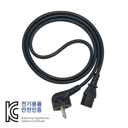 국내생산 컴퓨터 전원파워케이블 220V 10A 벌크 1.5M