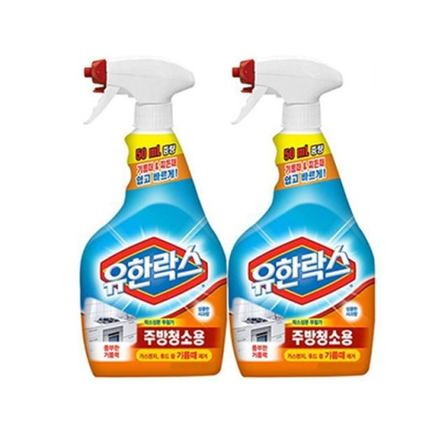 주방세정제 유한락스 주방청소 청소용 주방600ml 1+1세정제세트