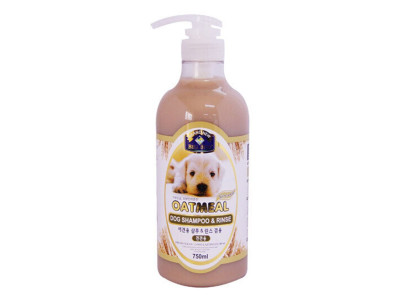강아지 샴푸 린스 오트밀 750ml 1P 올인원 보습 목욕