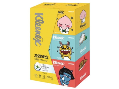 크리넥스)디럭스미니1/2티슈(230매x6입)