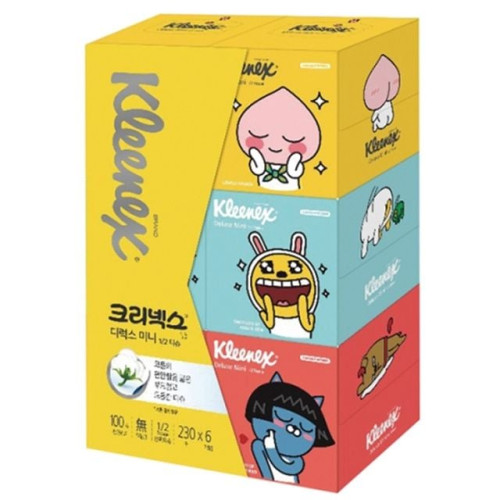 크리넥스)디럭스미니1/2티슈(230매x6입)