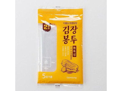 다용도 김장봉투 김장비닐 5포기용 45x70 (소) 2매입