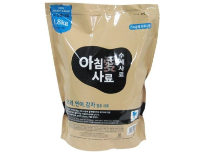 아침애 수제사료 오리 연어 감자 1.8kg