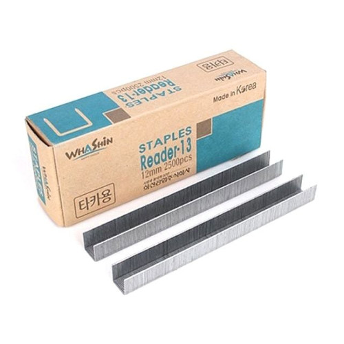 타카핀 ㄷ형 12mm (2500pcs) 손타카 핸드타카 목재