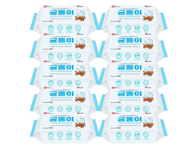 강아지 부드러운 비데 물티슈 엉덩이 30매입 10P 위생