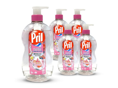 프릴 베이킹소다 와일드 베리향 주방세제 700ml 5개