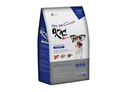 맛선 강아지 습식 사료 작은알갱이 2.5kg 중소형견용