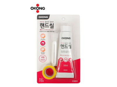 오공 바이오 핸드씰 투명 욕실용실리콘 타일보수