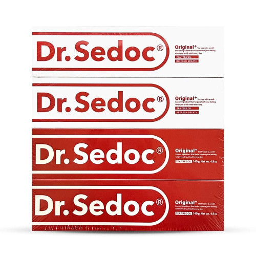 뉴닥터세닥 오리지날 플러스 티트리 치약 140g 4개입