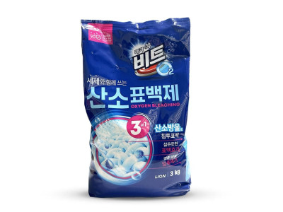 LION 때가 쏙 비트 O2 산소 표백제 분말 3kg