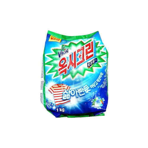 옥시크린 세탁세제 1kg 일반세탁기용 분말 운동복세제